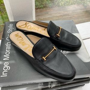 Sam Edelman Laurna Leather Mule Slip on Size 7.5